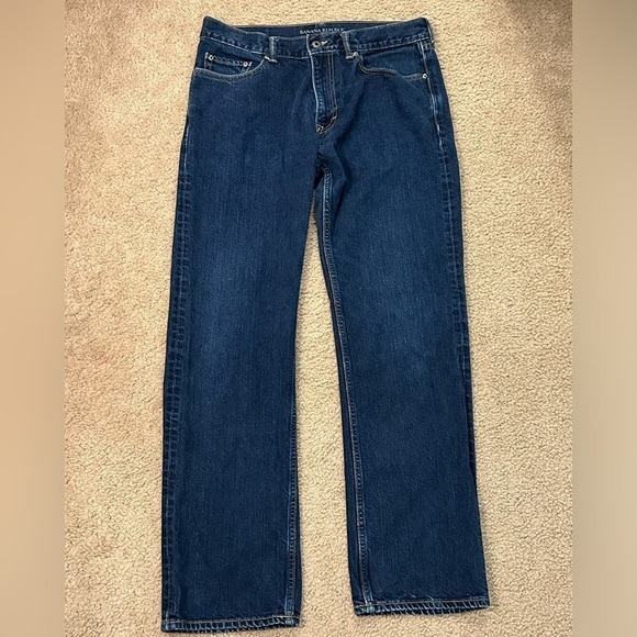 Banana Republic Other - Banana Republic Men’s 33x32 Straight Leg Dark Wash Denim Jeans